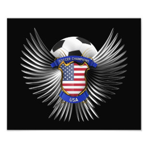 Impression Photo Champions de soccer USA