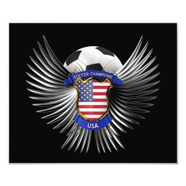 Impression Photo Champions de soccer USA (Devant)