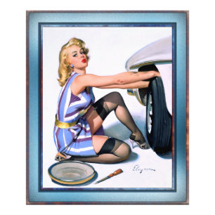 Impression Photo Changement rapide par Gil Elvgren