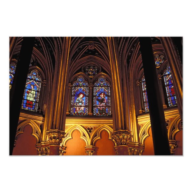 Impression Photo Chapelle basse de La Sainte-Chapelle, Paris, 2 (Devant)