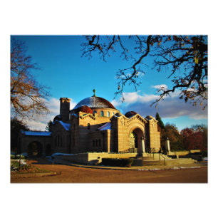Impression Photo Chapelle du cimetière de Lakewood