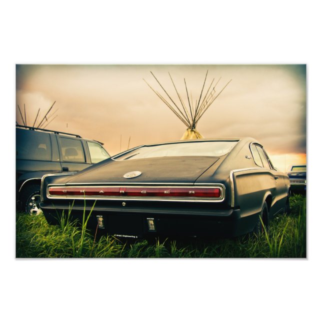 Impression Photo Chargeur Dodge 1966 (Devant)
