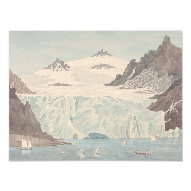 Impression Photo Charles Hamilton Smith - Vue d'un iceberg (Devant)