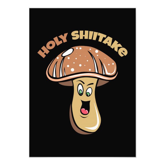 Impression Photo Chasseur de champignons Saint Shiitake Champion (Devant)