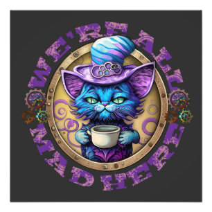 Impression Photo Chat Cheshire Style Steampunk