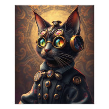 Chat Steampunk