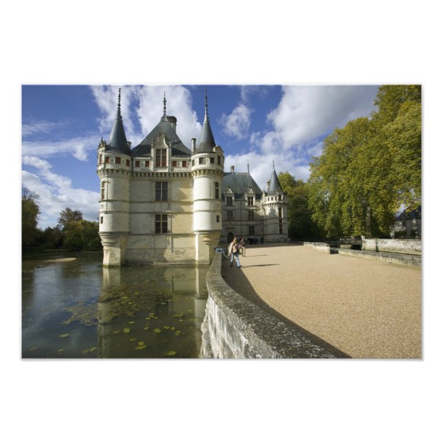 Impression Photo Château d'Azay-le-Rideau, Indre-et-Loire, (Devant)
