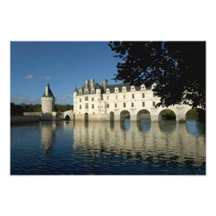 Impression Photo Château de Chenonceau, rivière Cher, Loir-et-Cher,