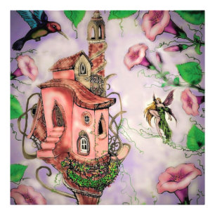 Impression Photo Château de Fairy avec Colibri