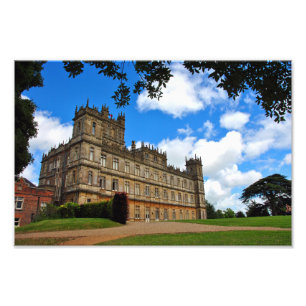 Impression Photo Château de Highclere Downton Abbey Angleterre Roya