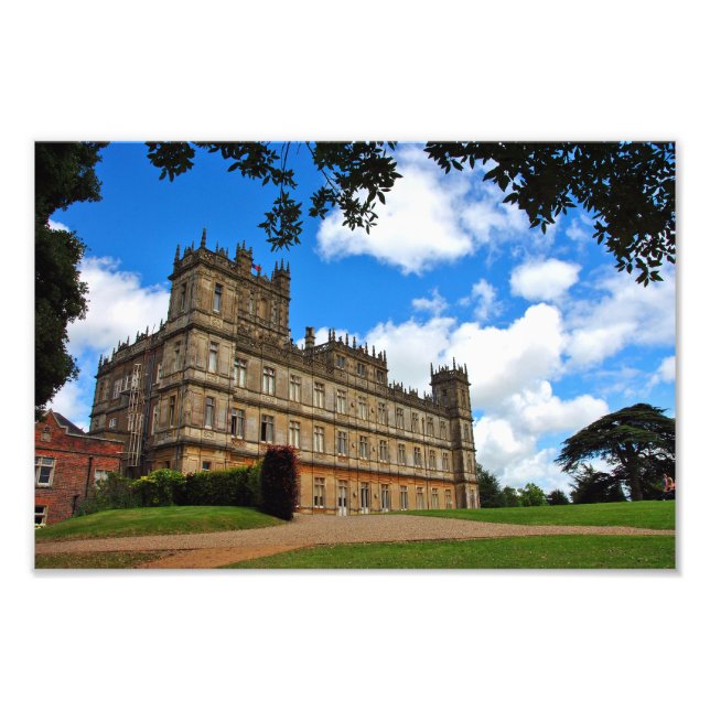 Impression Photo Château de Highclere Downton Abbey Angleterre Roya (Devant)