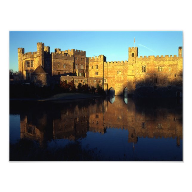 Impression Photo Château de Leeds, 12e s., bastion normand et (Devant)