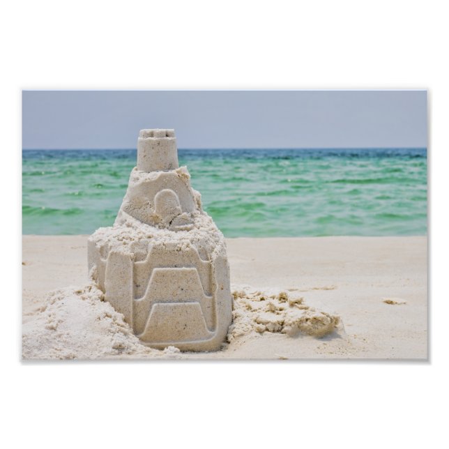 Impression Photo Château de sable de Pensacola Beach (Devant)