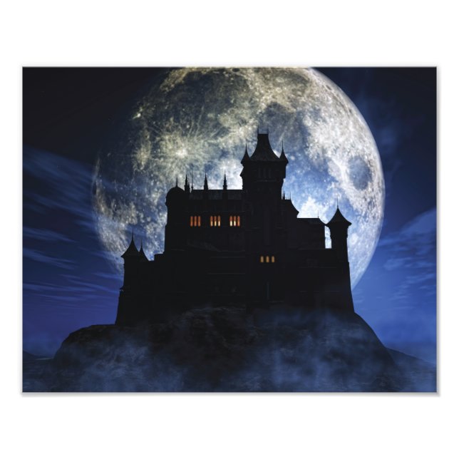 Impression Photo Château d'Imaginaire la nuit (Devant)