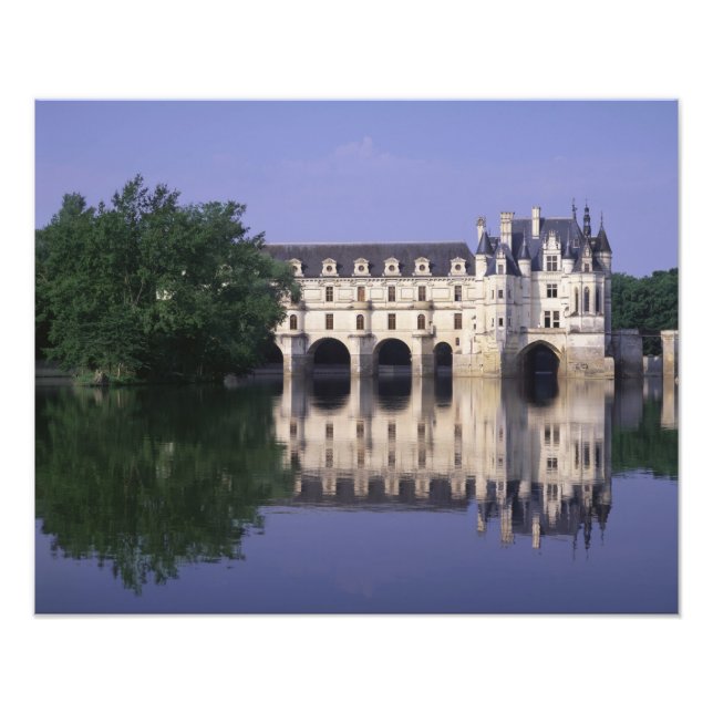 Impression Photo Château du Chenonceau, Vallée de la Loire, (Devant)