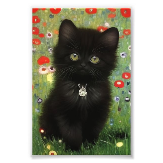 Impression Photo Chaton de Gustav Klimt (Devant)