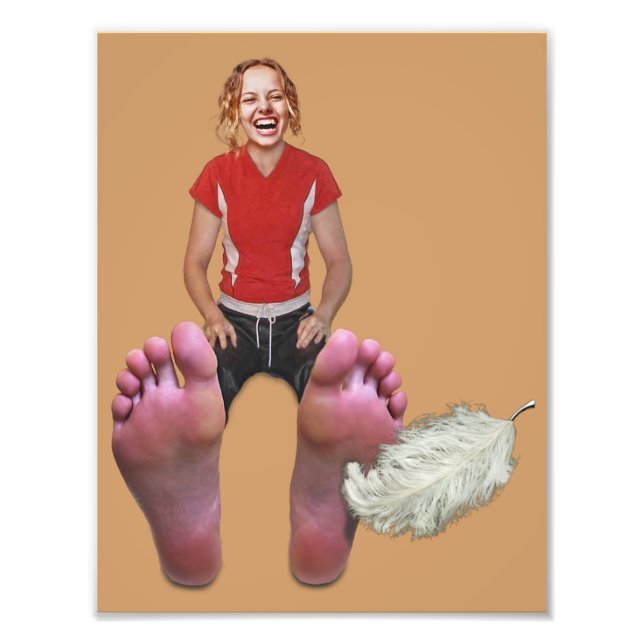 Impression Photo Chatouille mes pieds (Devant)