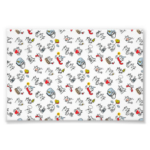 Impression Photo Chats amusants, lait et magie.