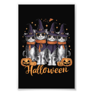 Impression Photo Chats d'Halloween cool Cadeau pour fille Cadeau po