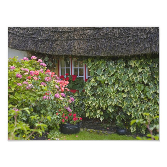 Impression Photo Chaumière, Adare, comté de Limerick, (Devant)