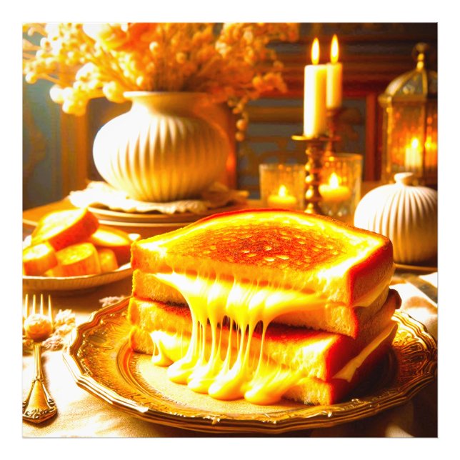 Impression Photo Cheese Heaven : L'Alimentation Confort Ultime (Devant)