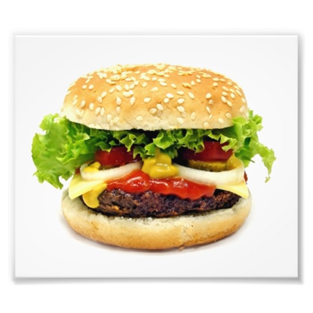 Impression Photo Cheeseburger (Devant)