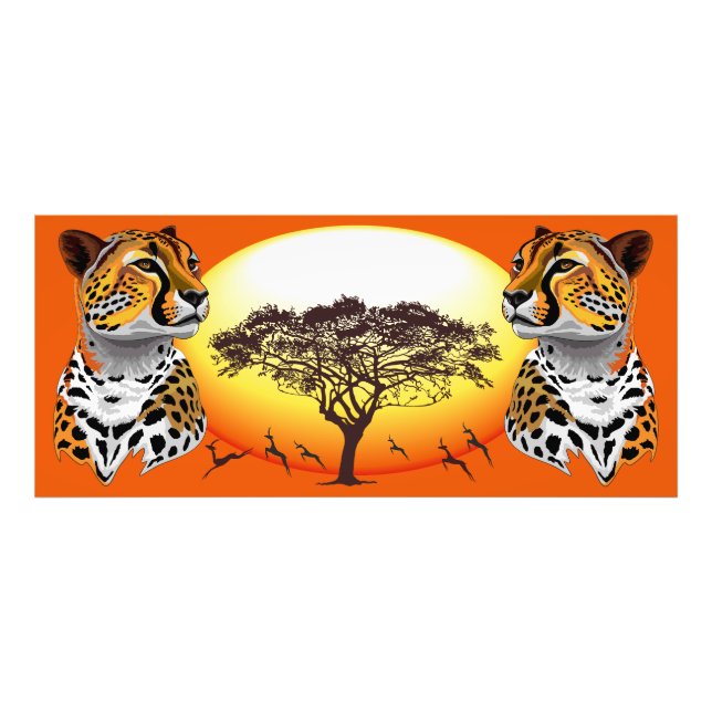 Impression Photo Cheetah African Feline Wild Animal (Devant)