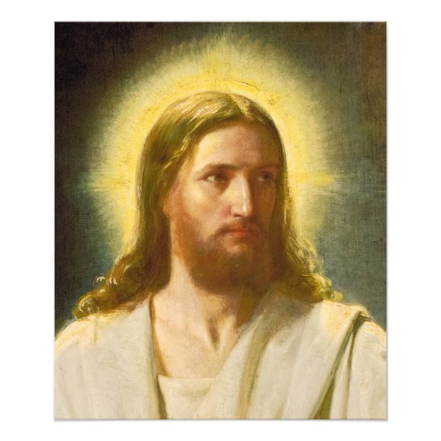 Impression Photo Chef du Christ par Carl Heinrich Bloch (Devant)