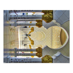 Impression Photo Cheik Zayed Grand Mosque Corridor