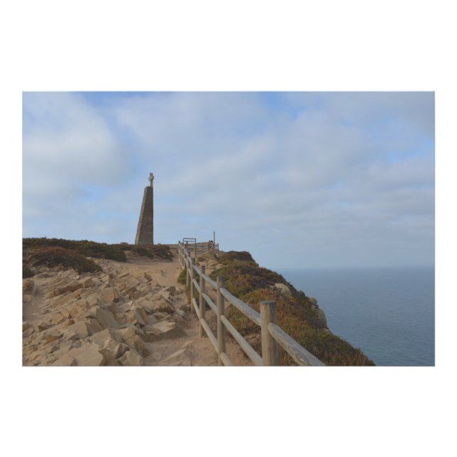 Impression Photo Chemin dans la brume. Cap Roca (Devant)