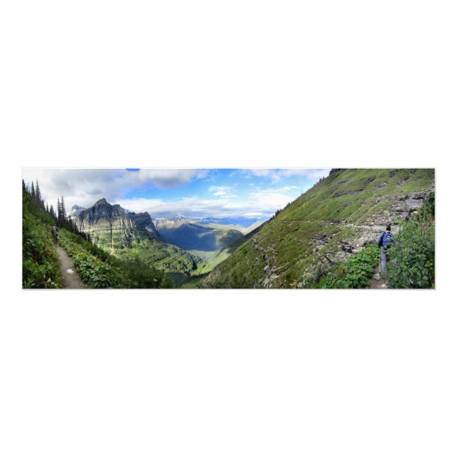Impression Photo Chemin de fer - Parc national des Glaciers (Devant)