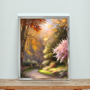 Impression Photo Chemin de jardin secret