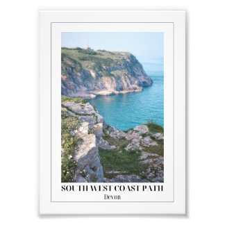 Impression Photo Chemin de la côte sud-ouest, Brixham, Cornwall