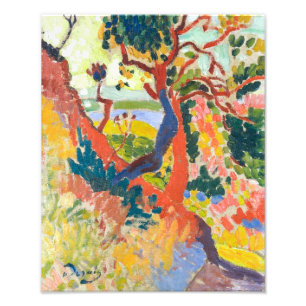 Impression Photo Chemin encaissé, L'Estaque Andre Derain