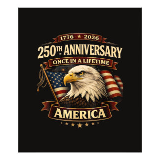 Impression Photo Chemise 250e anniversaire États-Unis 250e Amérique