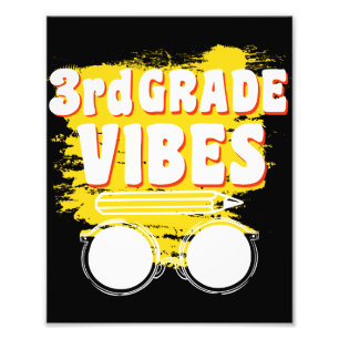Impression Photo Chemise Vibe Rentrée Scolaire 3e Année Enfant Prem