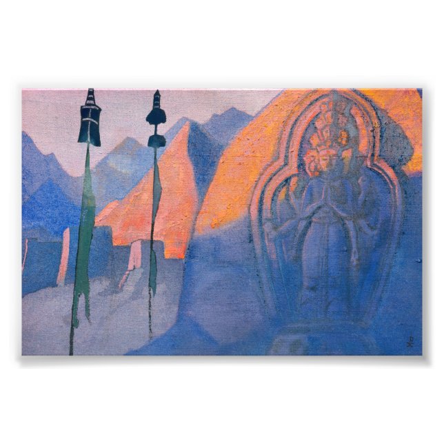 Impression Photo Chenrezi par Nicholas Roerich (Devant)