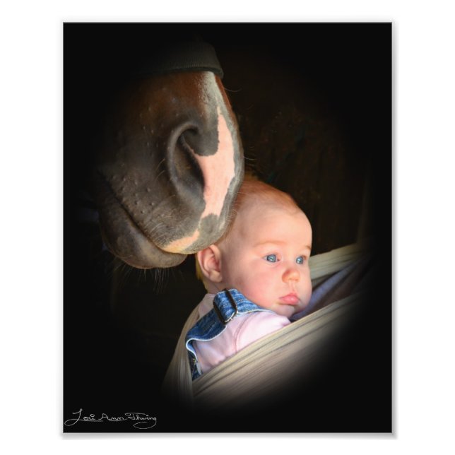 Impression Photo Cheval aime Baby (Devant)
