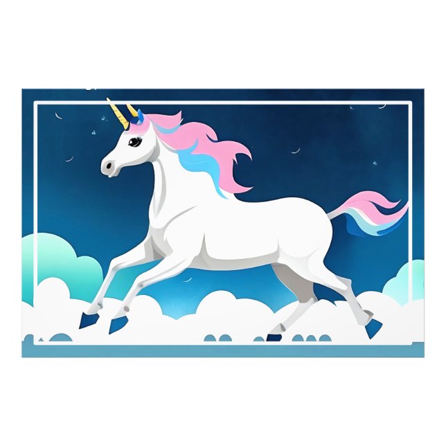 Impression Photo Cheval dans la course-15468 (Devant)