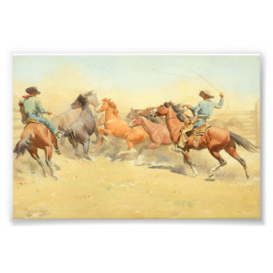 Impression Photo Chevaux de course par Maynard Dixon