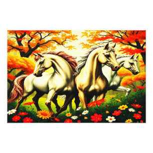 IMPRESSION PHOTO CHEVAUX PARADISE