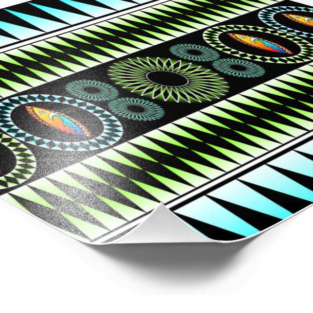 Impression Photo Chevron Motif (Coin)