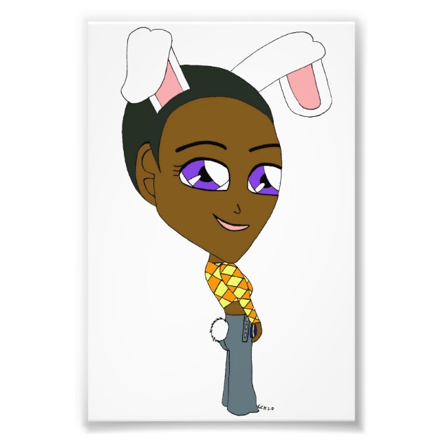 Impression Photo chibi bunnygirl (Devant)