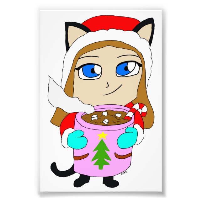 Impression Photo chibi catgirl (Devant)