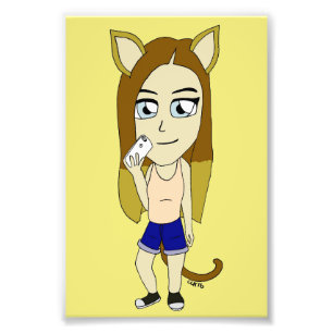 Impression Photo Chibi Catgirl