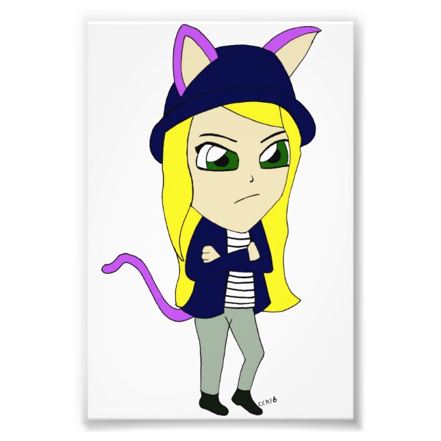 Impression Photo chibi catgirl (Devant)