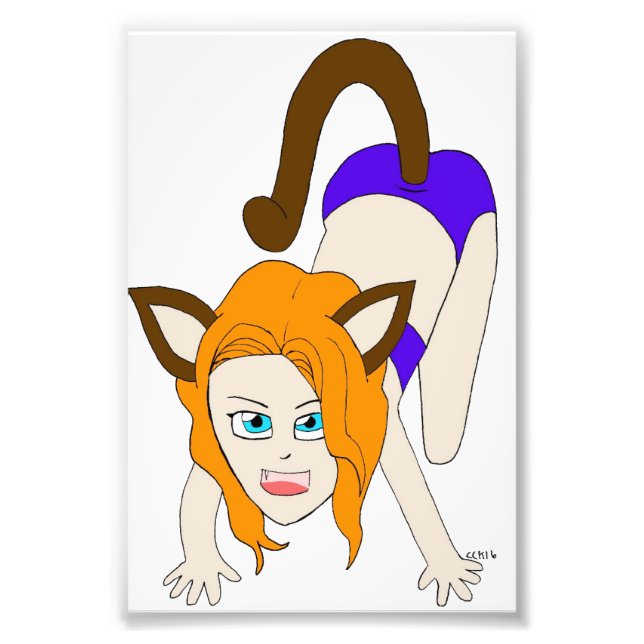 Impression Photo chibi catgirl (Devant)