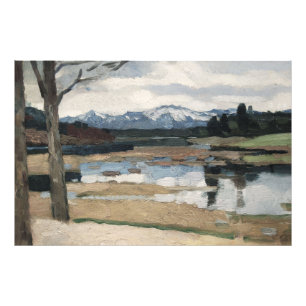 Impression Photo Chiemsee Leo Putz Paysage Montagne Art