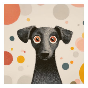 Impression Photo Chien aux Grands Yeux – Portrait de Compagnon Fant