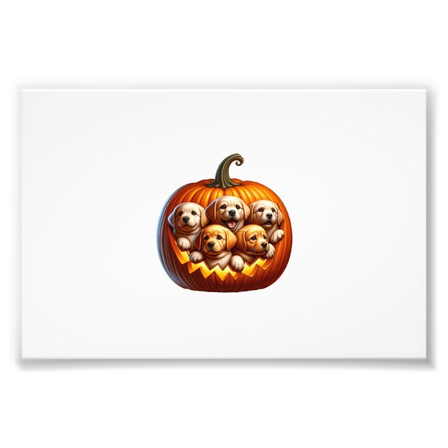Impression Photo Chien Halloween (Devant)